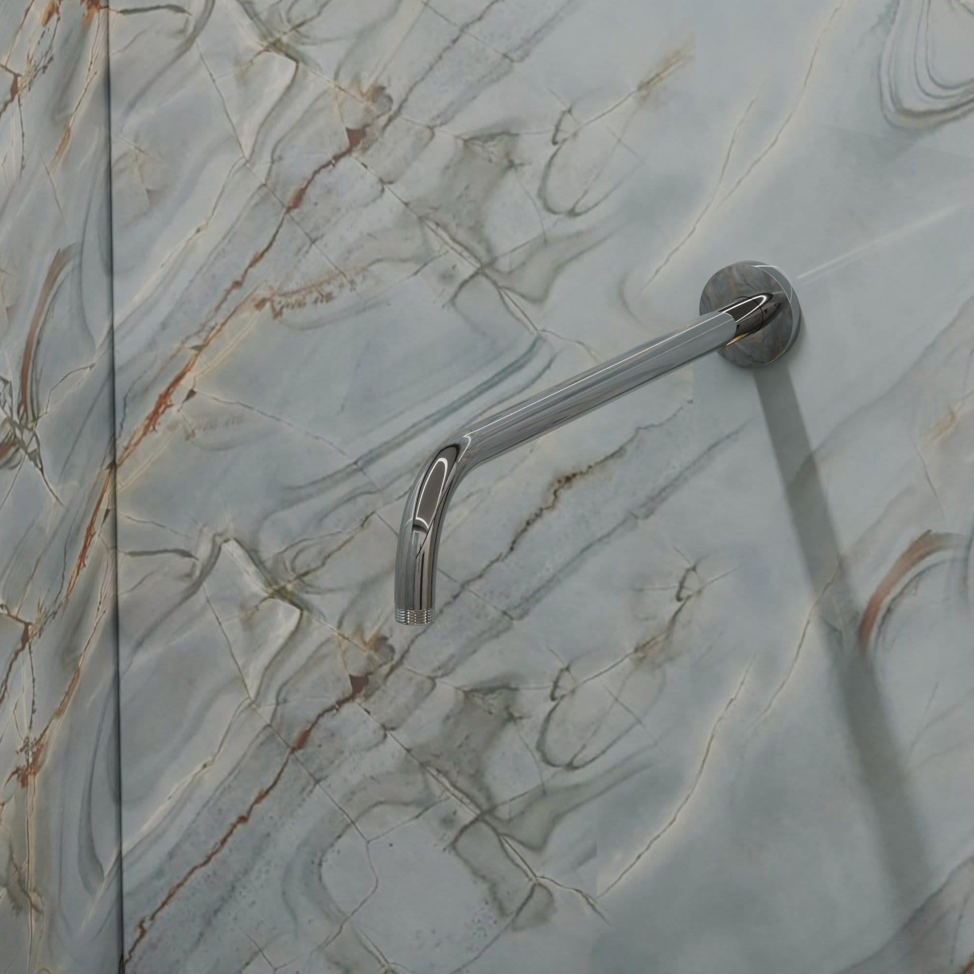 Nelis 01S1 Braccio Doccia da Parete 300mm - Cromata - immagine 4