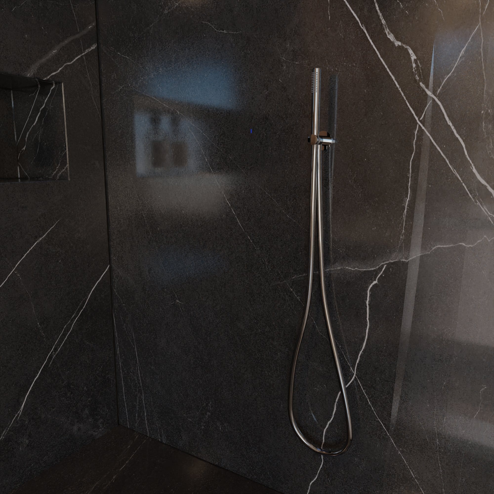 Gustave 26S1 Handdusch-Set für Unterputz-Duschsysteme – Chrom – Bild 7