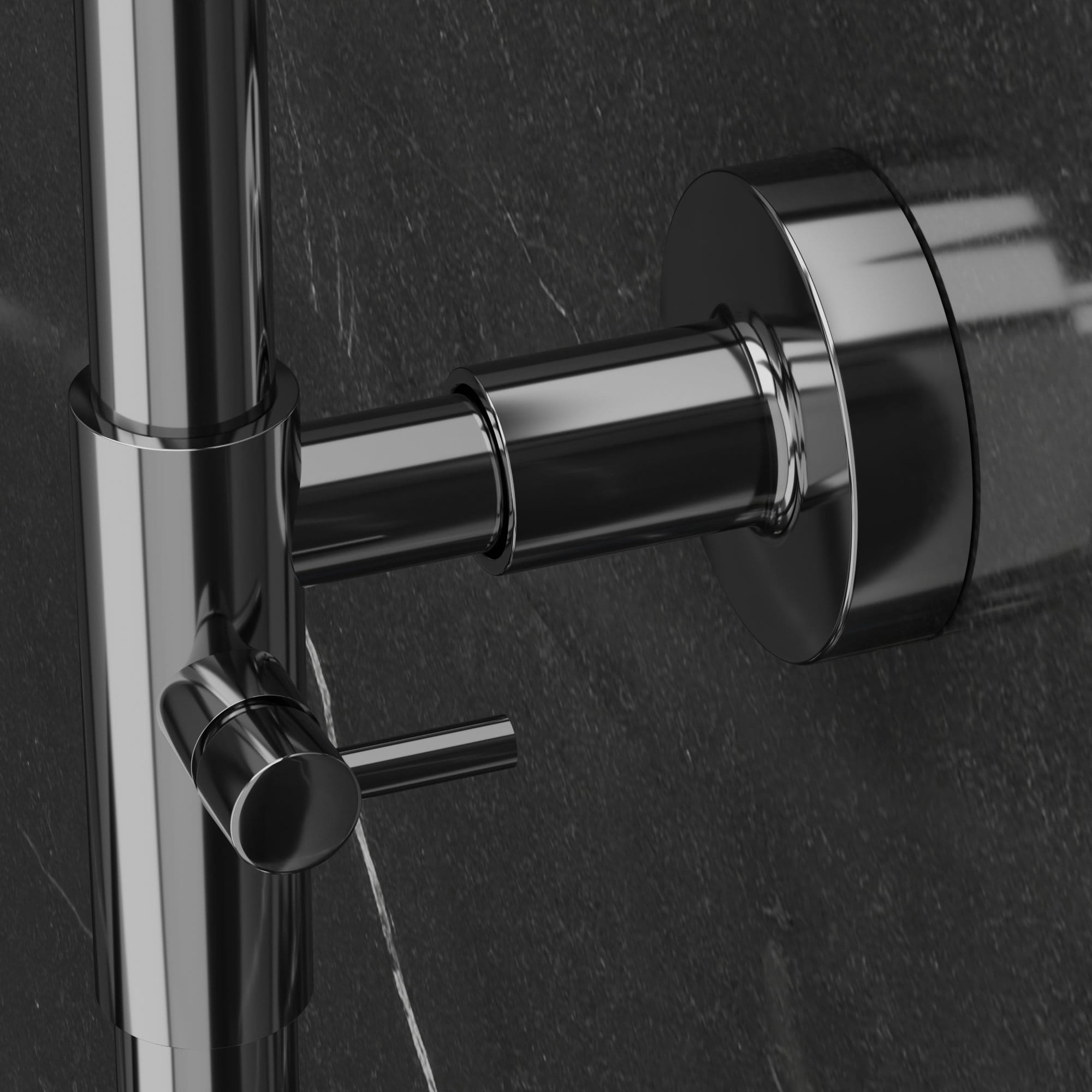 Gustave 24S1 Sistema Doccia con Soffione a Pioggia - Cromata - immagine 5