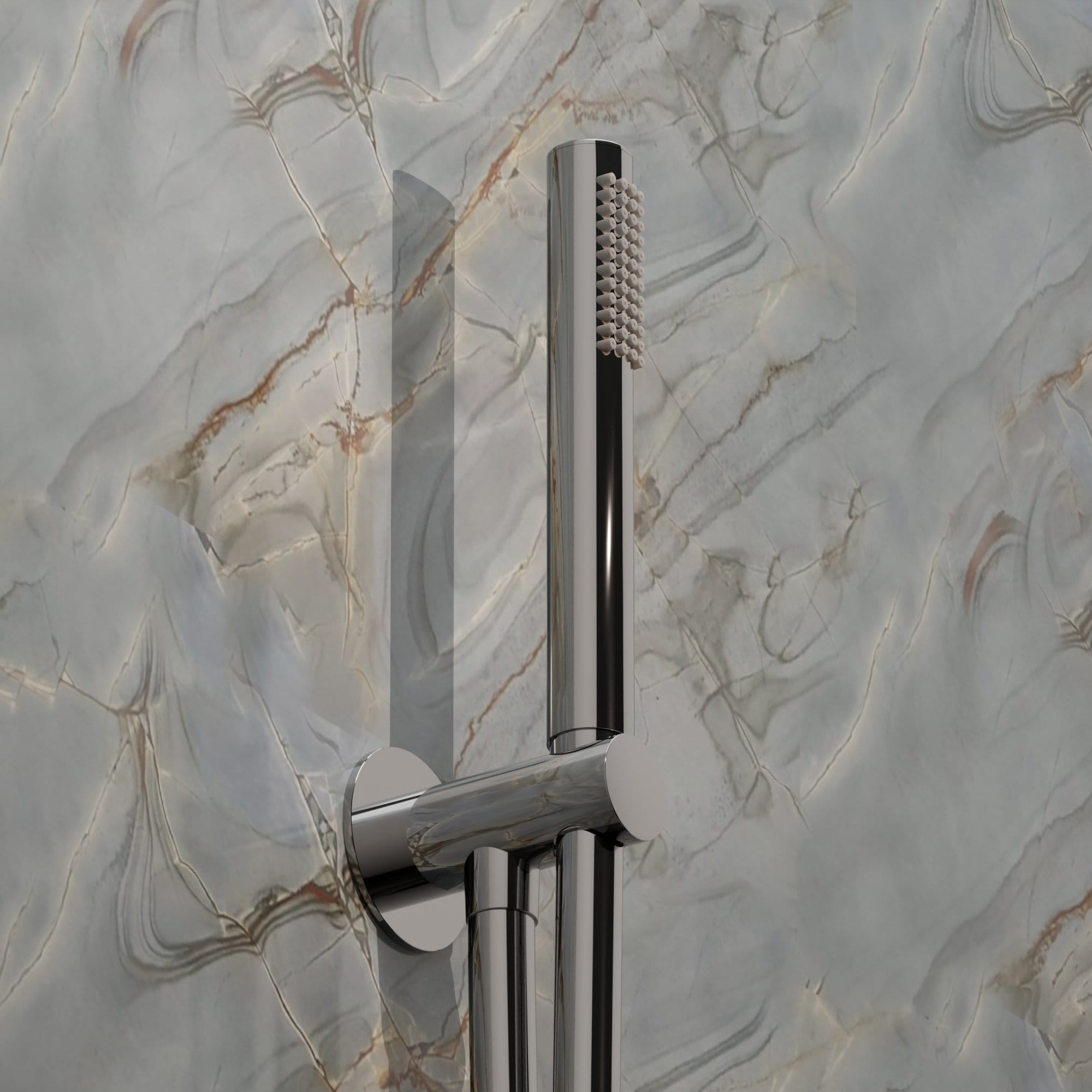 Gustave 26S1 Handdusch-Set für Unterputz-Duschsysteme – Chrom – Bild 2