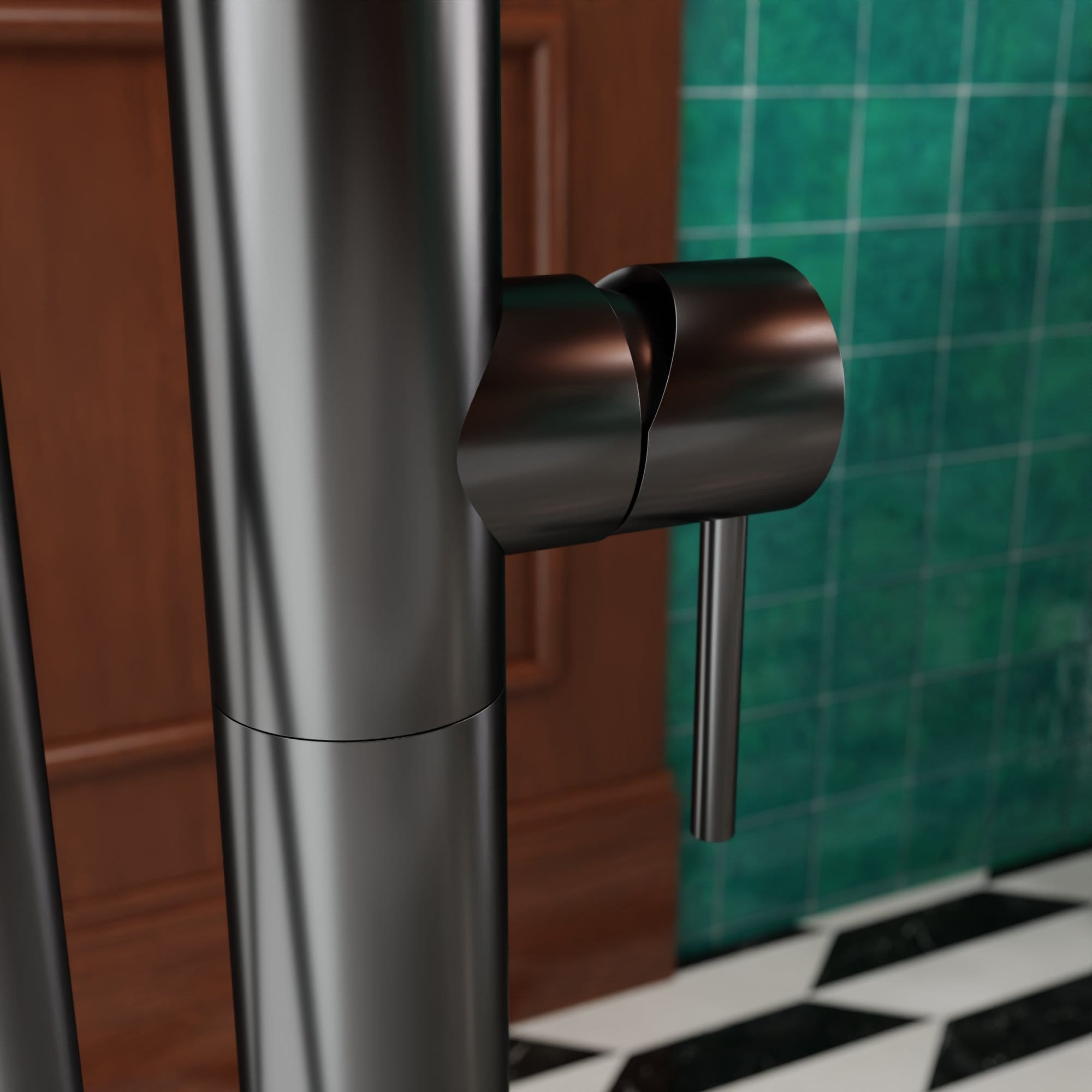 Evolti 1100S1-G Vrijstaande Badkraan - Gunmetal - Afbeelding 5