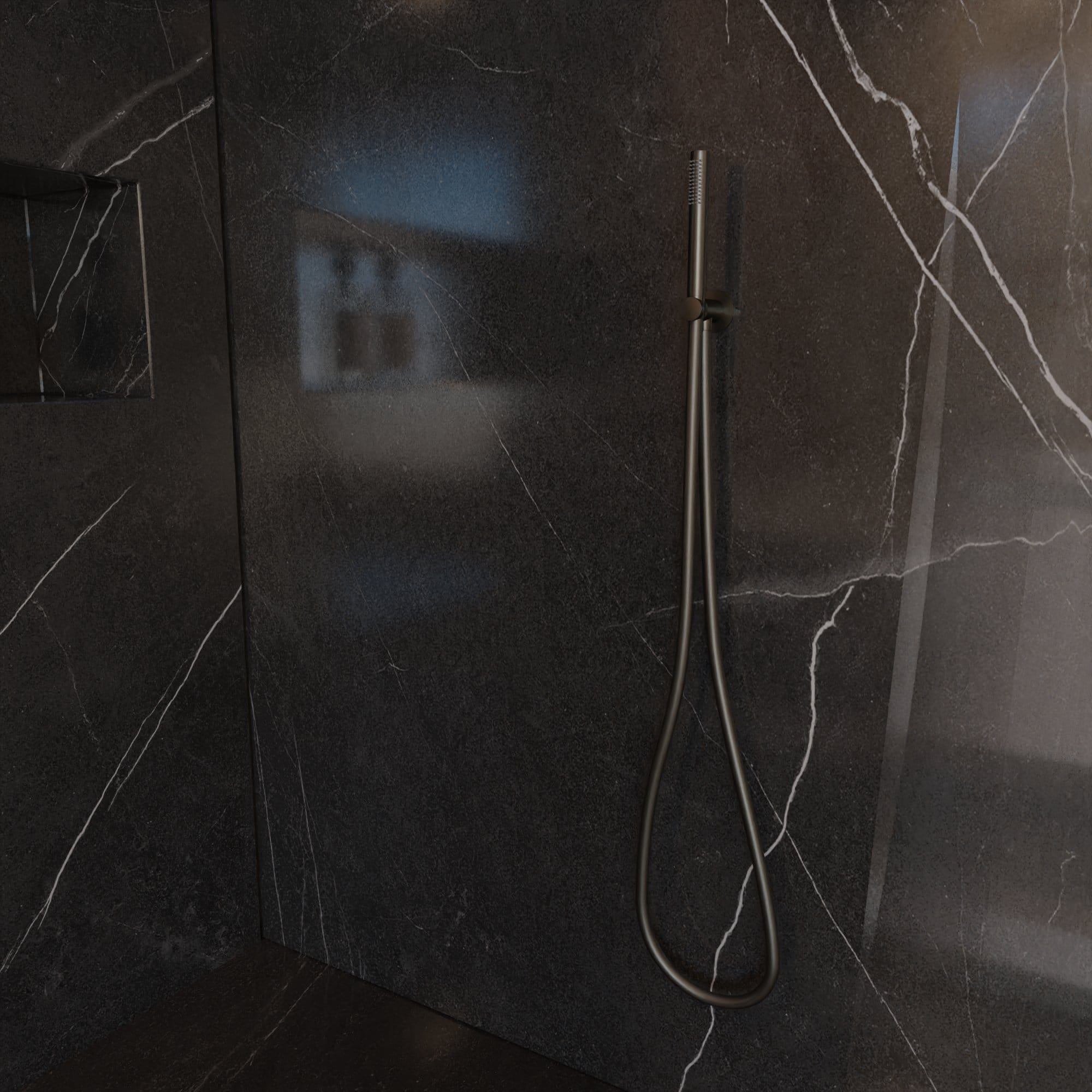 Nelis 23S1-G Handdoucheset – Gunmetal - Afbeelding 3