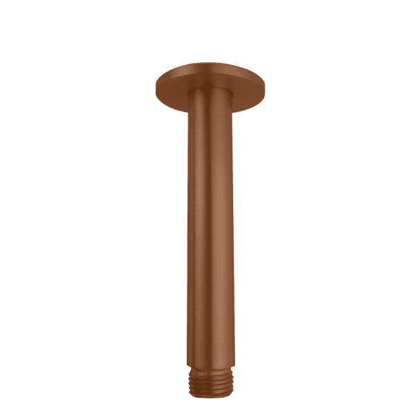 Nelis 02S1-DBB Deckenstange 12 cm für Duschsysteme - Dunkle Gebürstete Bronze