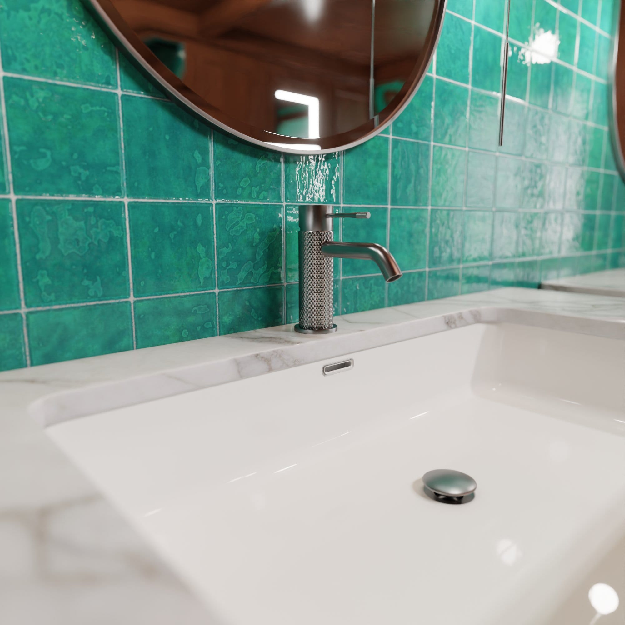 Evolti 551S1-N Waschbeckenarmatur – Nickel – Bild 6