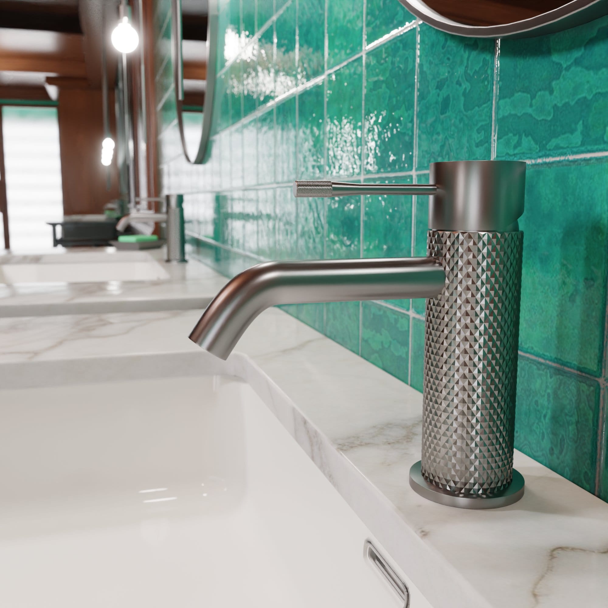 Evolti 551S1-N Waschbeckenarmatur – Nickel – Bild 5