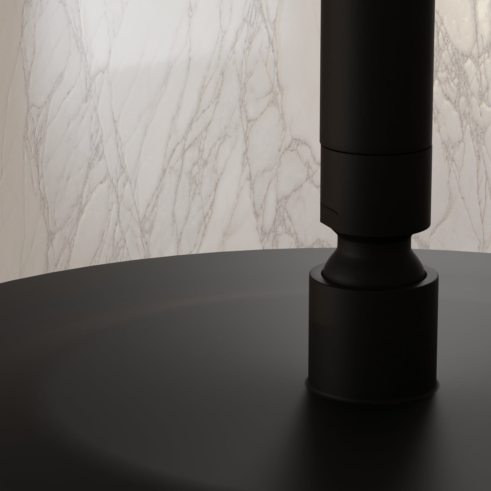 Nelis 21S1-B Regendouchekop – Ø250 mm – Mat Zwart - Afbeelding 5