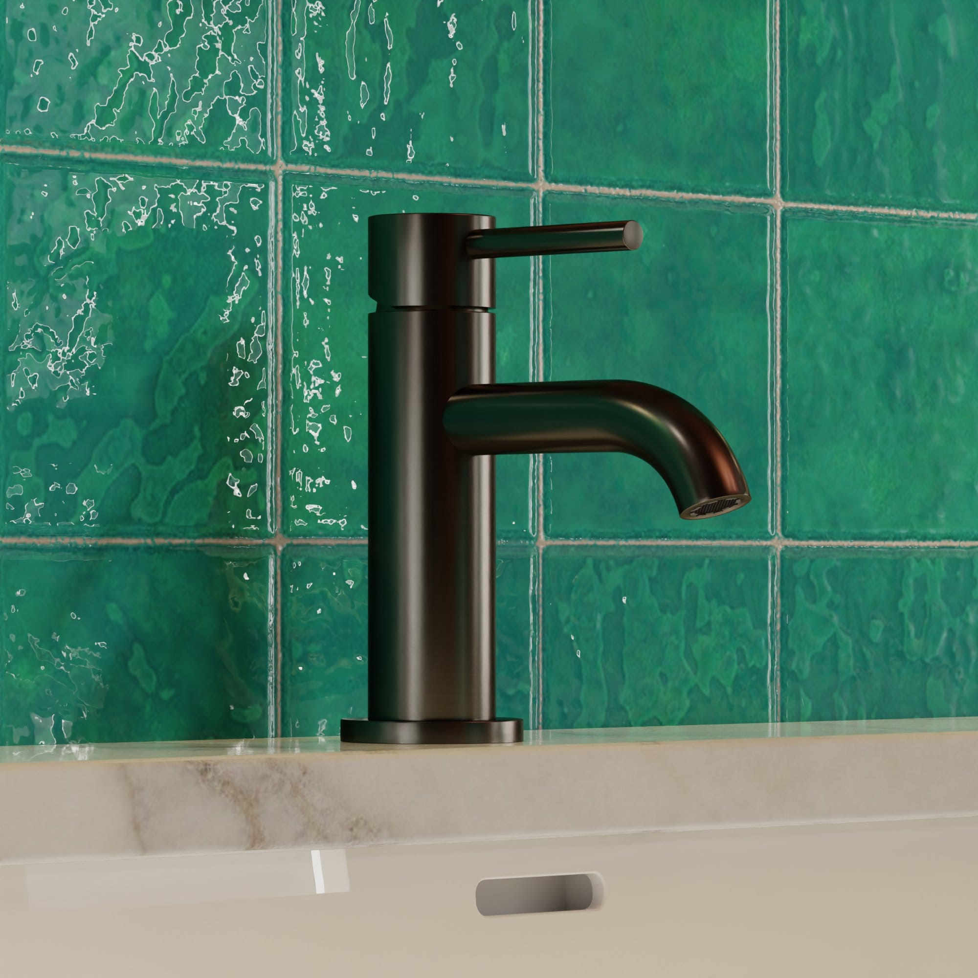 Nelis 105S1-G Mini Wastafelmengkraan – Gunmetal – Bild 10