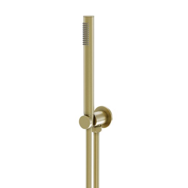 Nelis 23S1-BB Handdoucheset – Geborsteld Messing