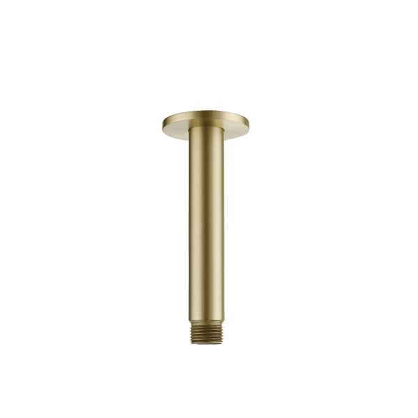 Nelis 02S1-BB Deckenstange 12 cm für Duschsysteme - Gebürstetes Messing