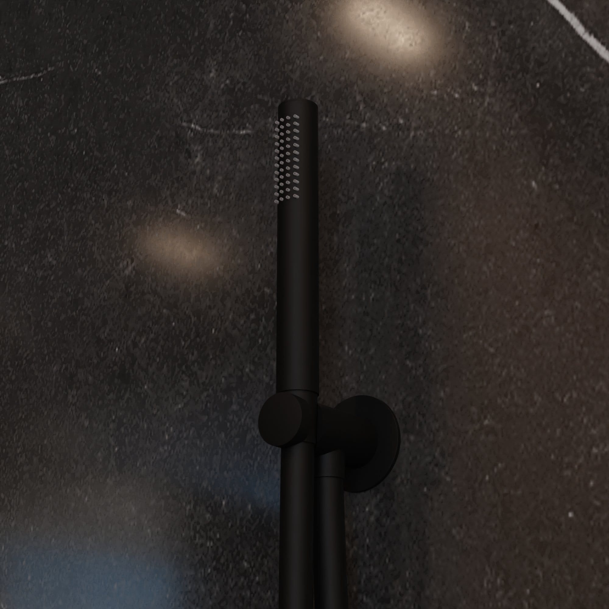 Gustave 26S1-B Handdusch-Set für Unterputz-Duschsysteme – Matt Schwarz – Bild 5