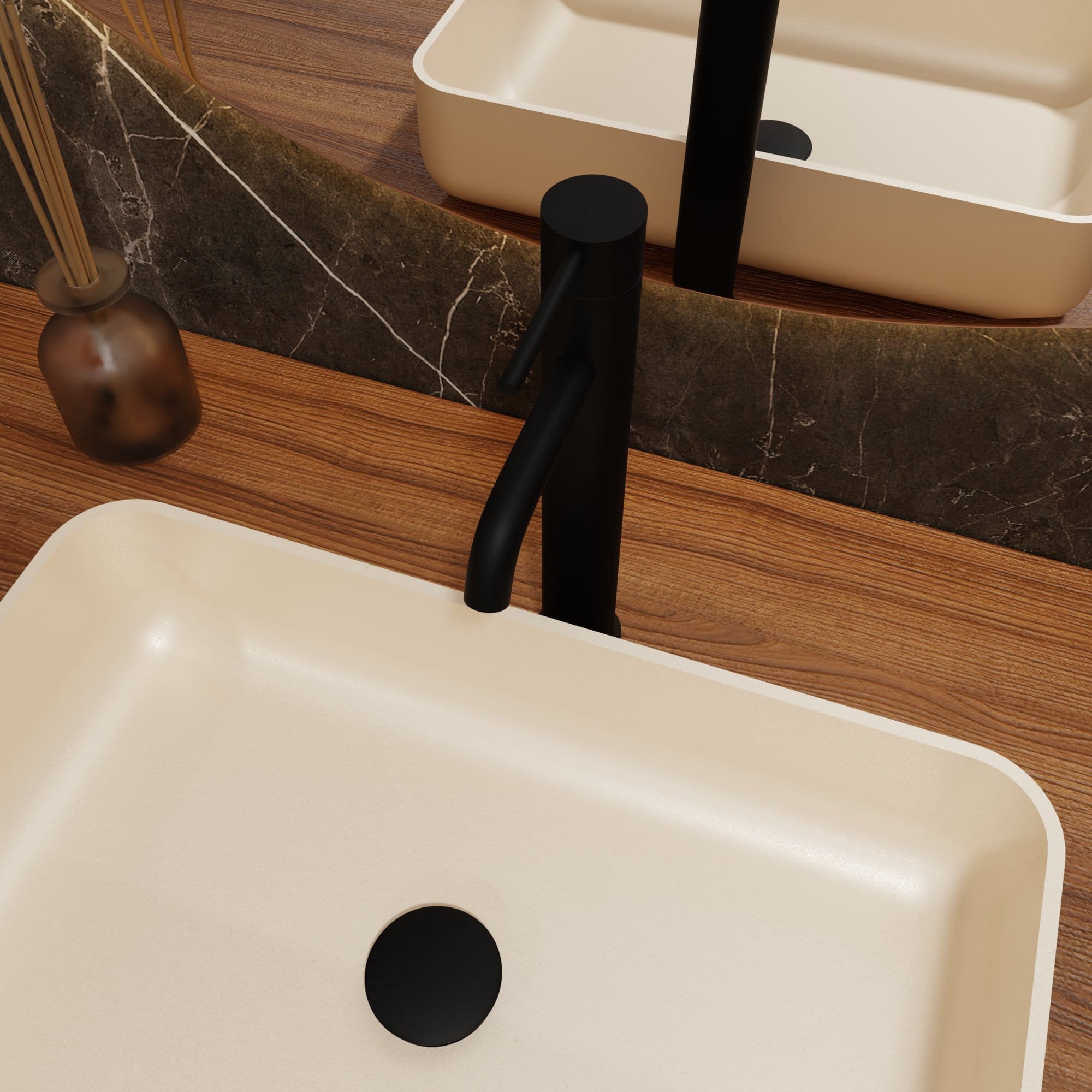 Nelis 03S1-B Click Clack Ablaufventil - Matt Schwarz – Bild 4