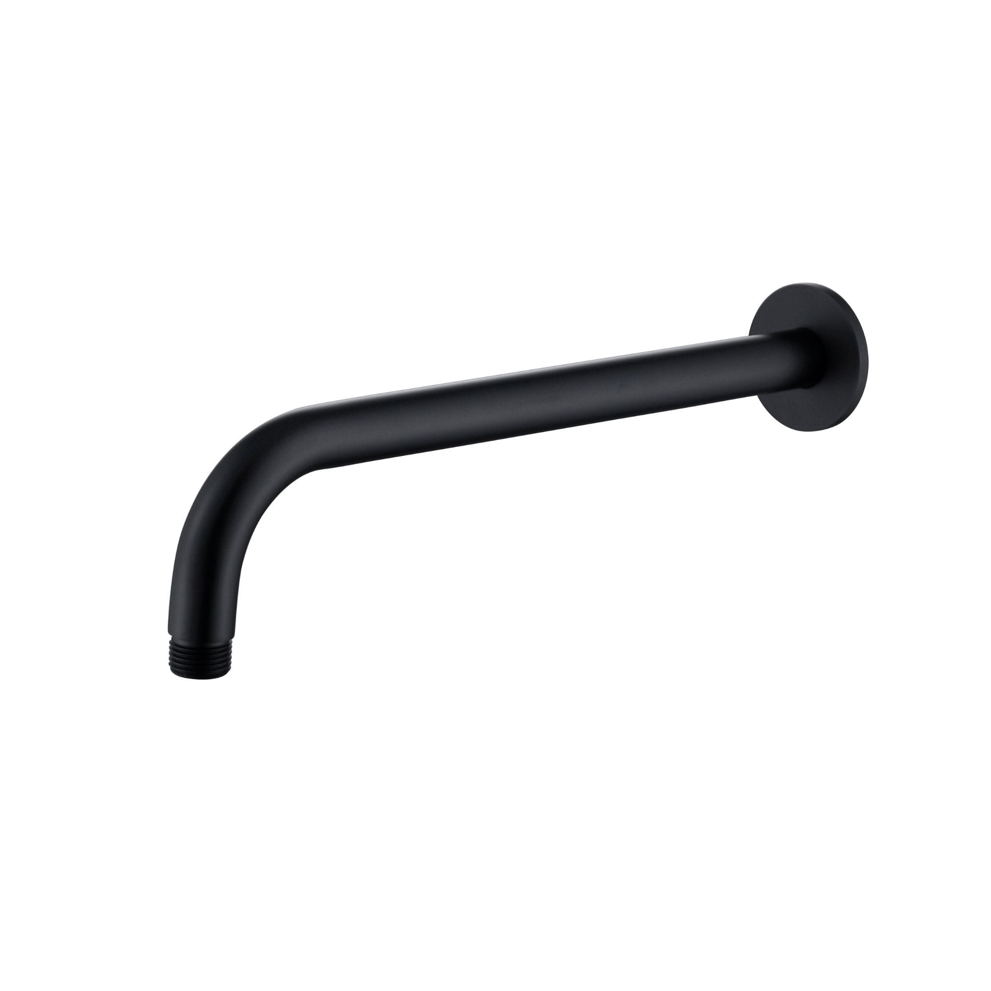 Gustave 15S1-B Wandarm für Duschsysteme – Matt Schwarz