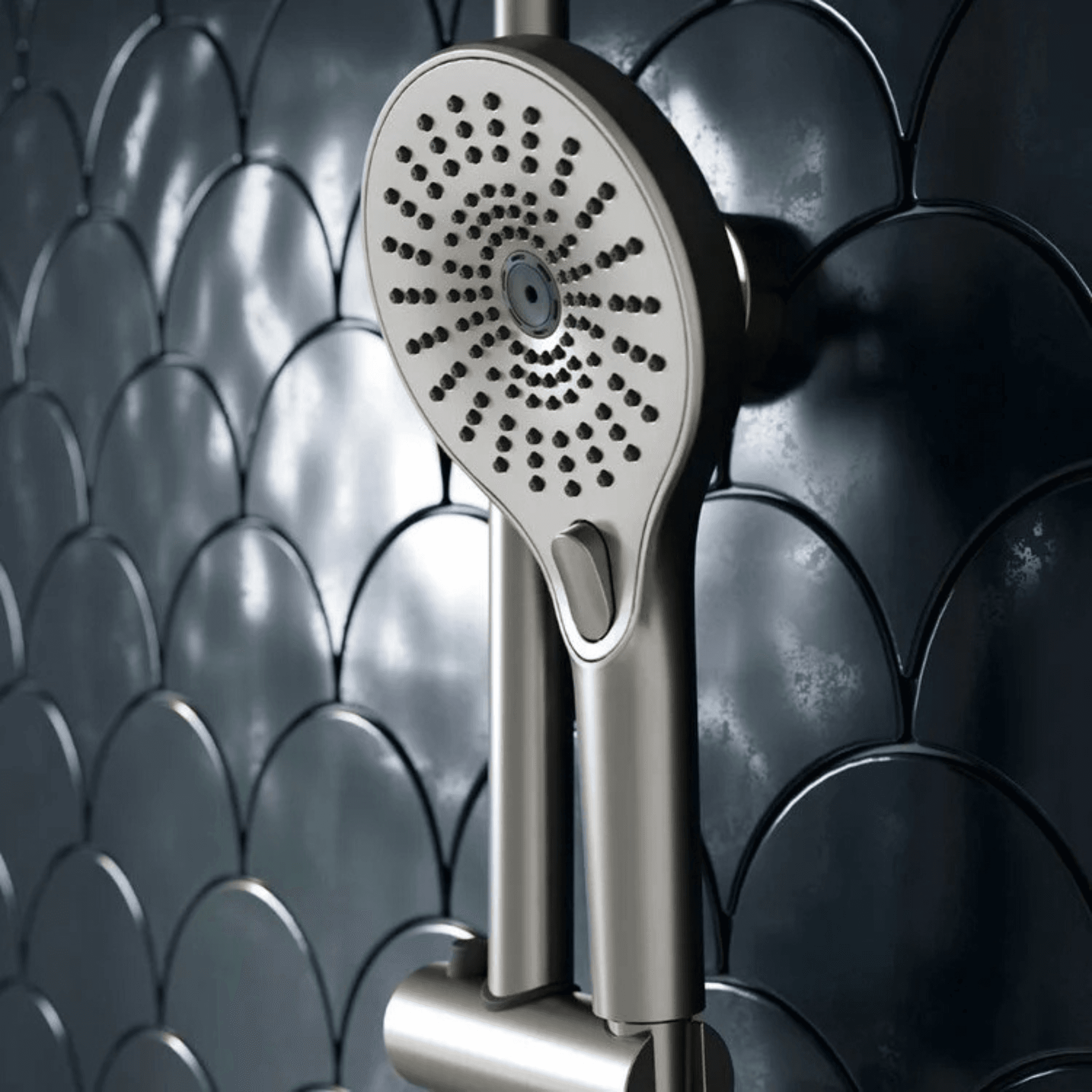 Evolti 1175S1-N Sistema Doccia Termostatica con Soffione e Doccetta - Nichel - immagine 2