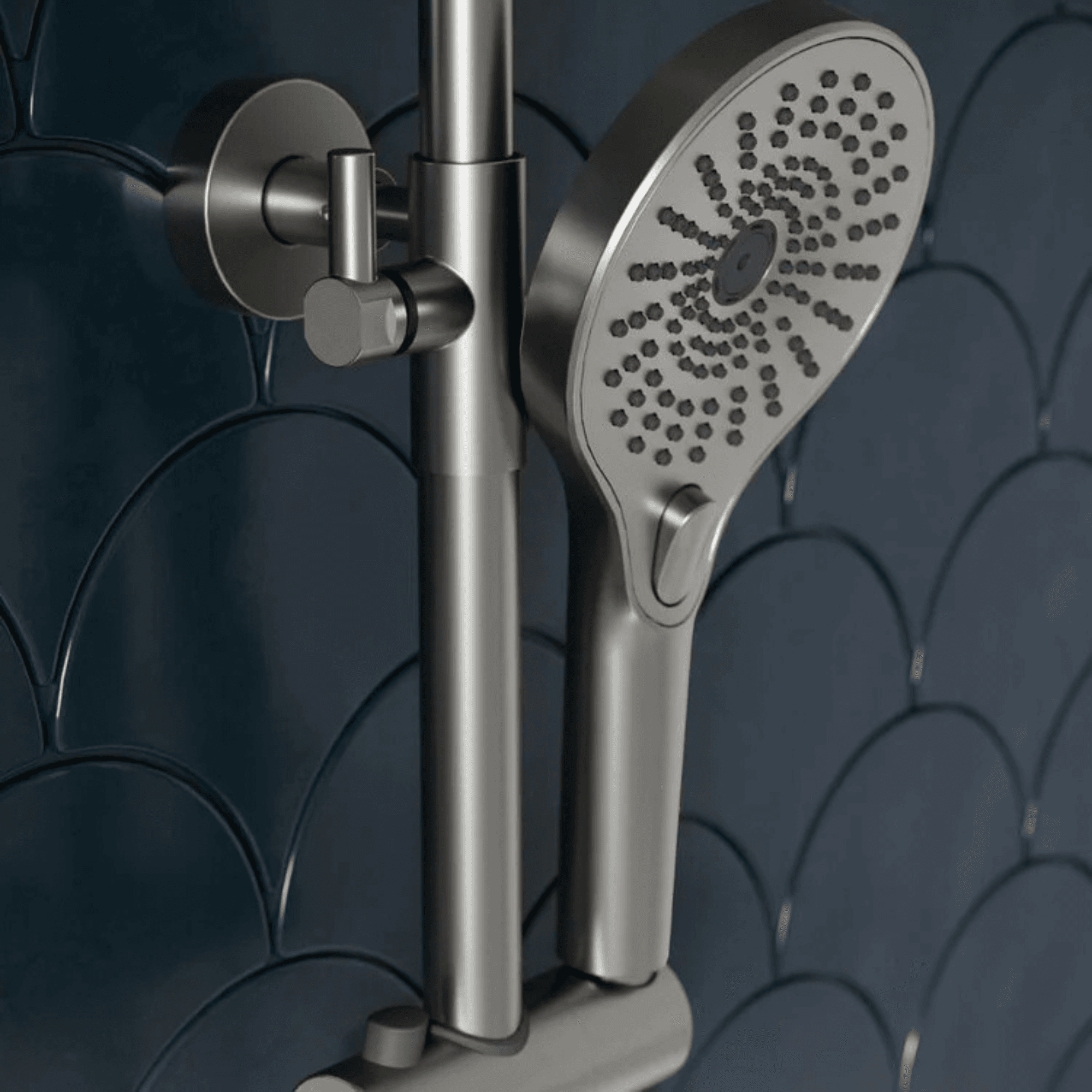 Evolti 1175S1-N Sistema Doccia Termostatica con Soffione e Doccetta - Nichel - immagine 3