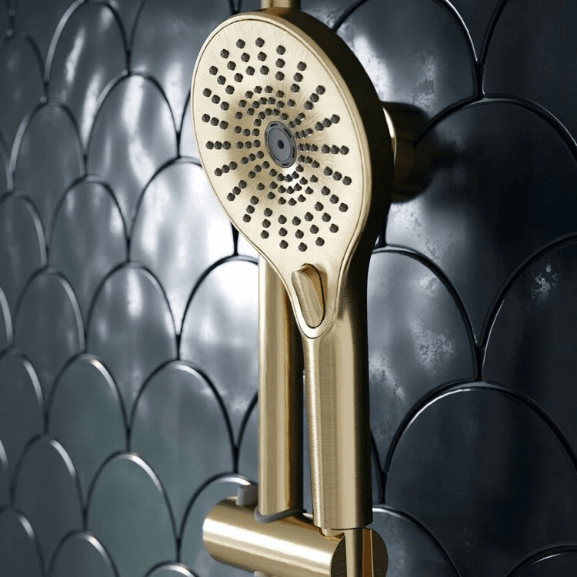 Evolti 1175S1-CG Sistema Doccia Termostatica con Soffione e Doccetta - Oro Champagne - immagine 2