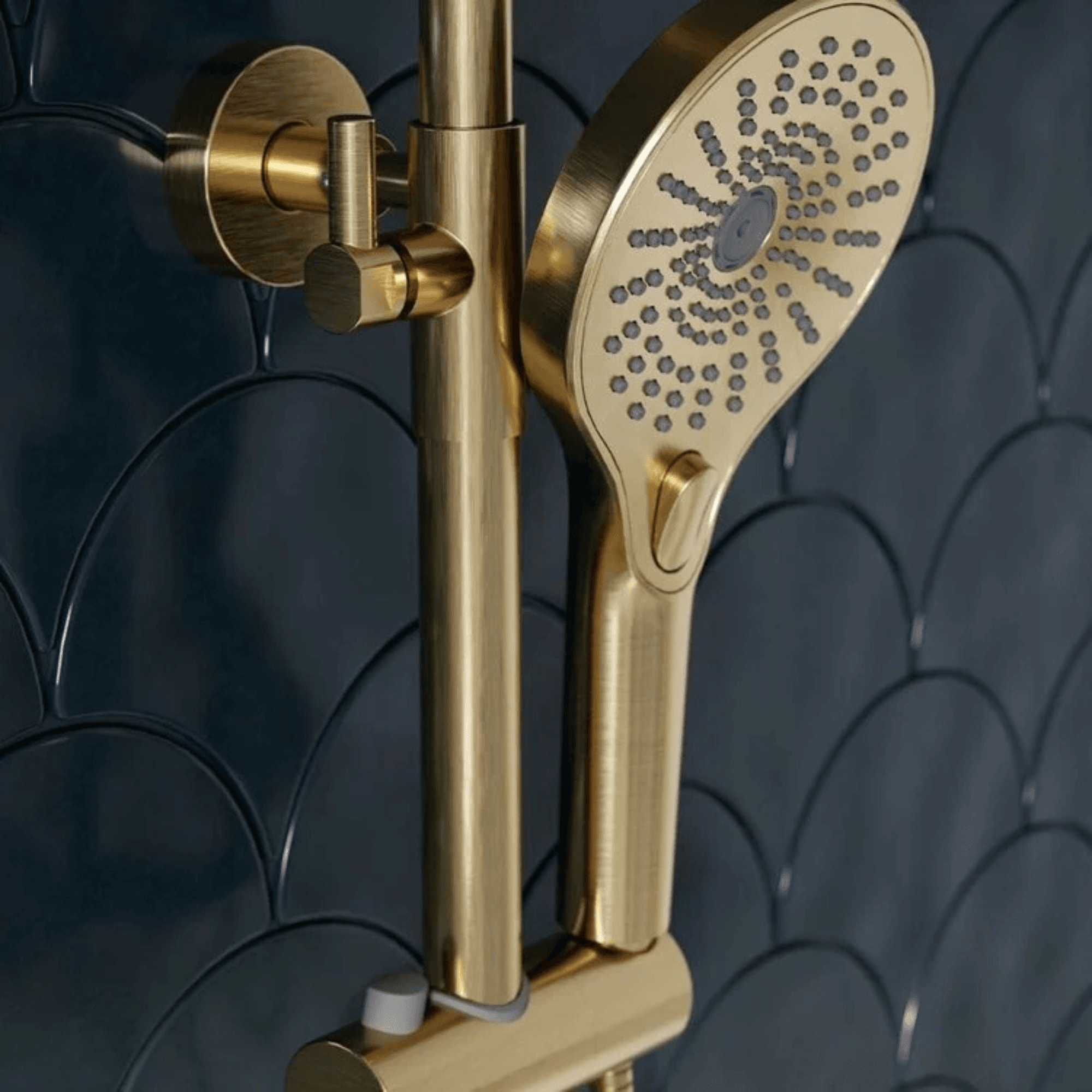 Evolti 1175S1-CG Sistema Doccia Termostatica con Soffione e Doccetta - Oro Champagne - immagine 3